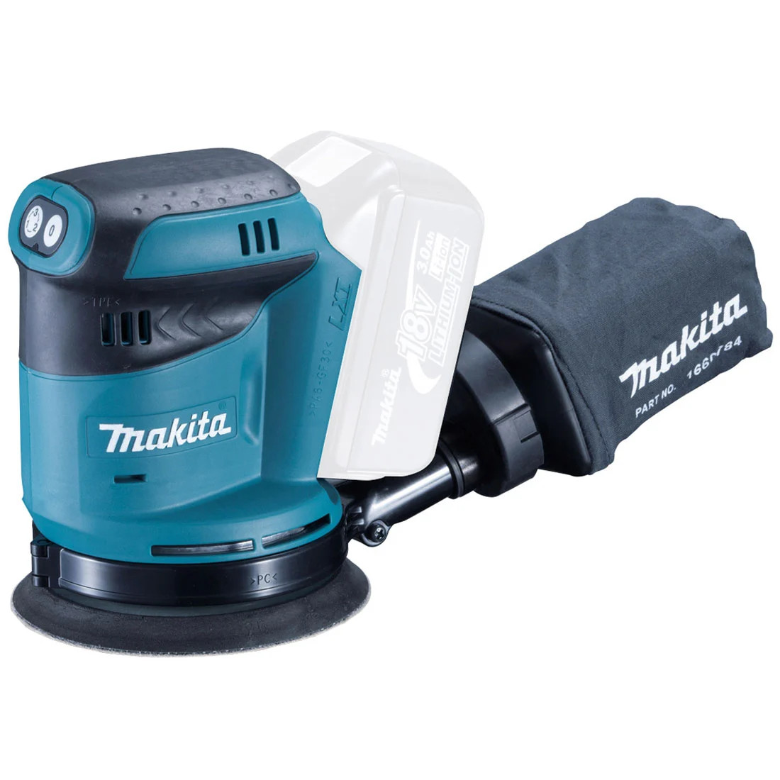 Makita DBO180Z 125mm Random Orbital Sander 18V Bare Unit MAKDBO180Z - Image 14