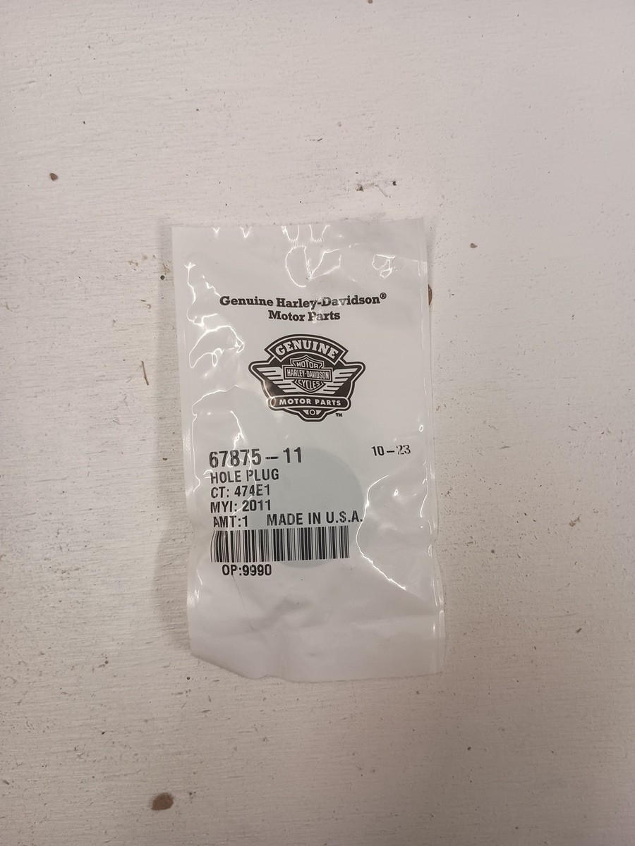Genuine Harley-Davidson Hole Plug PN 67875-11 for sale online | eBay