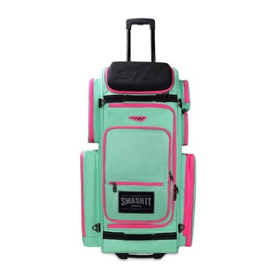 Smash Ops Guerrilla V4 Roller Bag - Mint/Pink