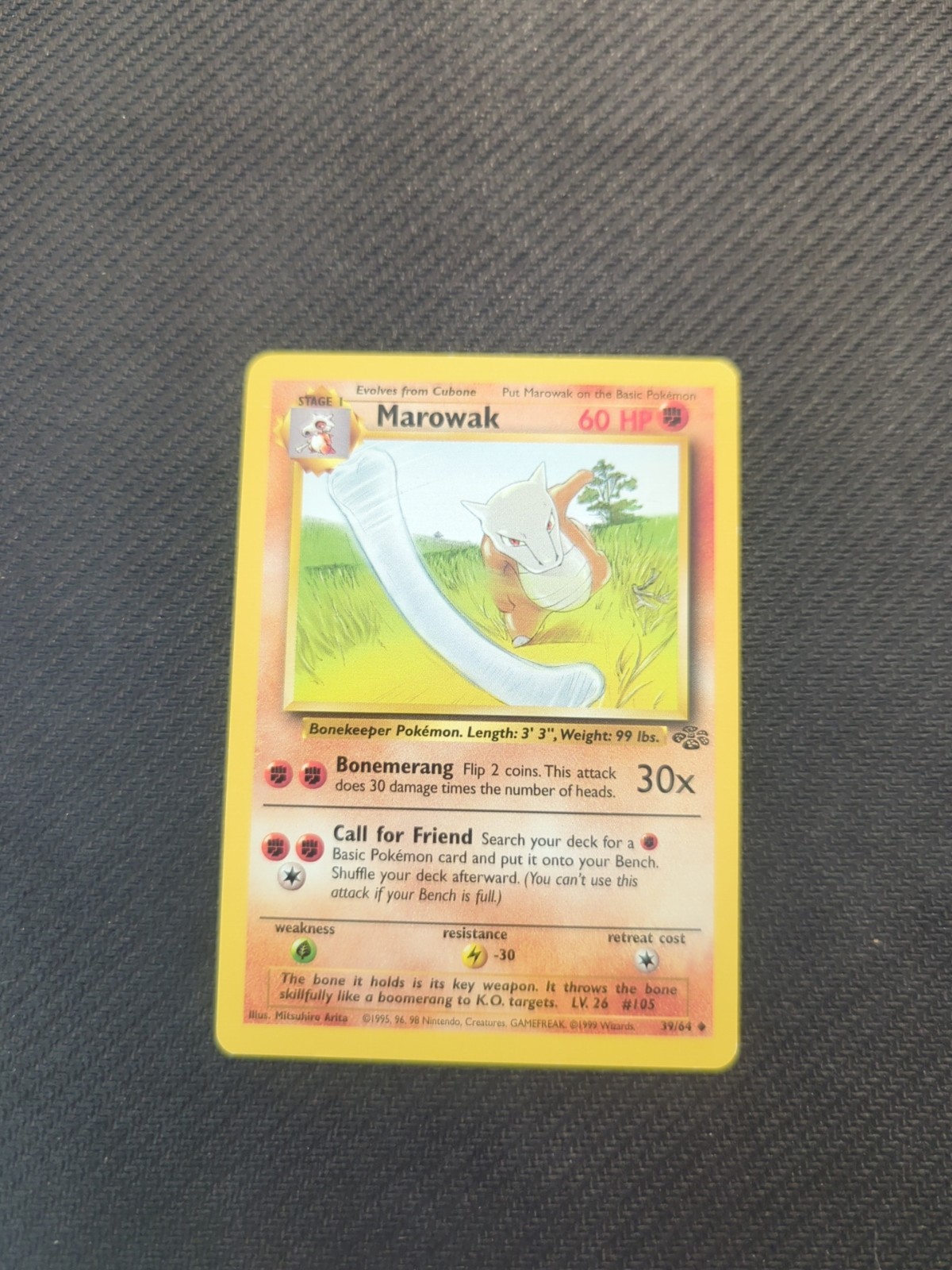 Marowak 39/64 Jungle Pokemon NM
