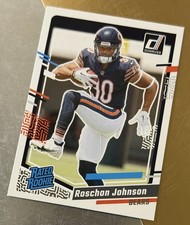 2023 Panini Donruss - Rated Rookie #314 Roschon Johnson (RC) - Chicago Bears 