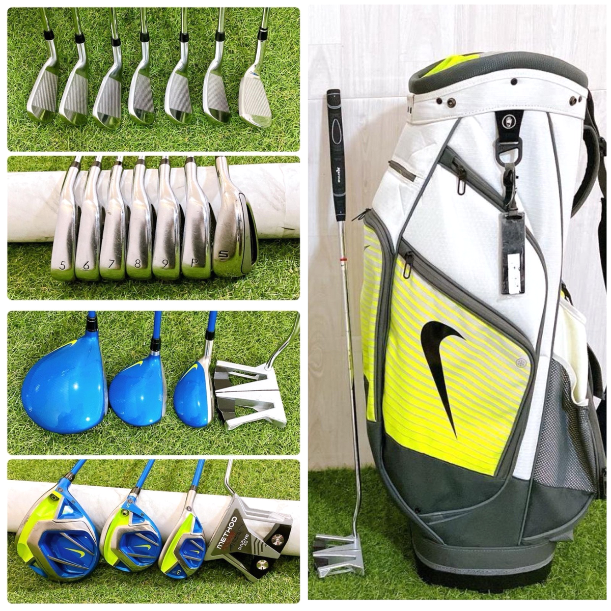 【豪華】NIKE vapor speed ゴルフ フルセット FULL SET Nike VAPOR SPEED Irons Woods Bag Putter Japan 🇯🇵Model S