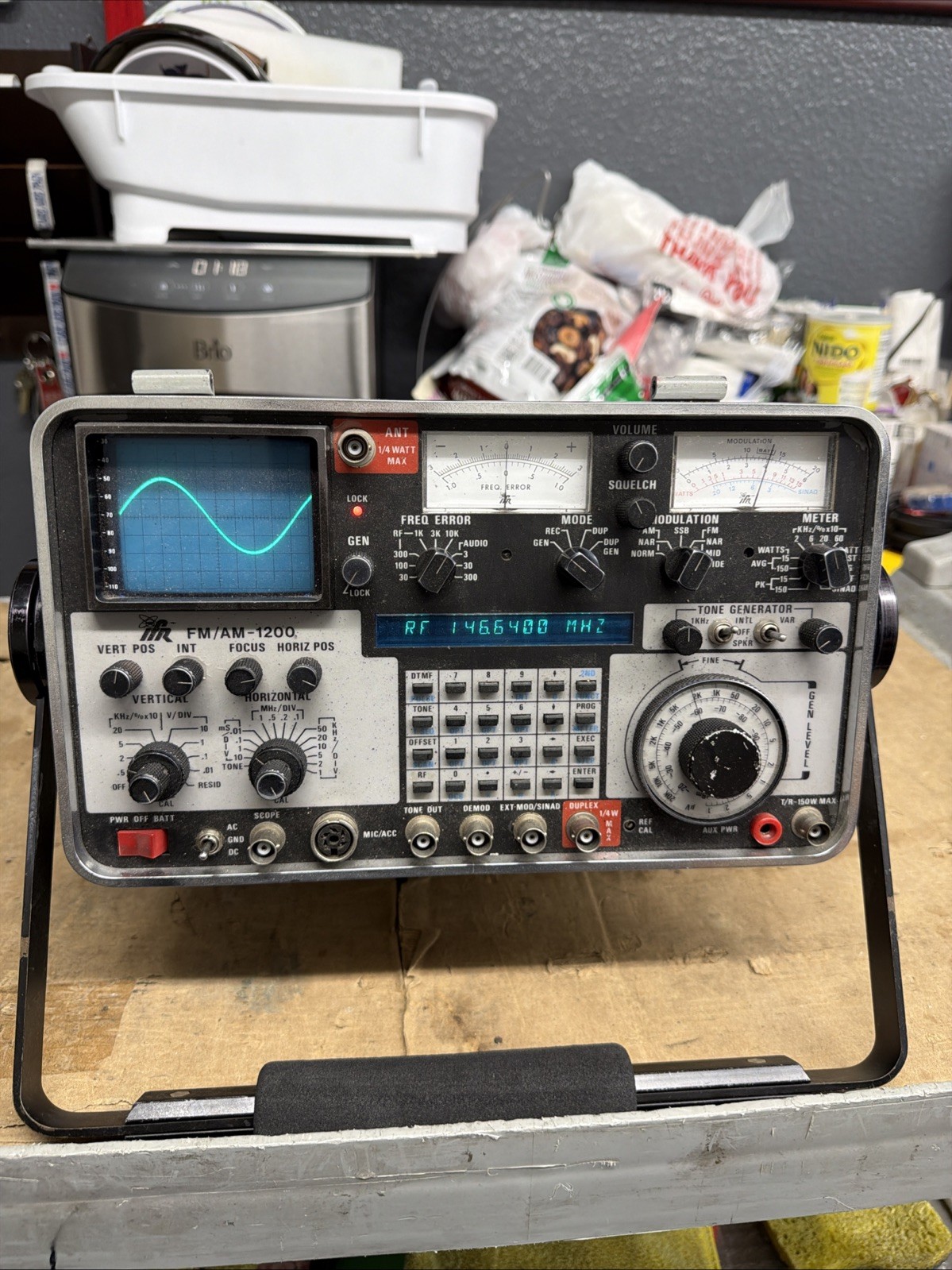 IFR Fm/Am-1200 Communications Service Monitor 250 kHz to 1 GHz Tested