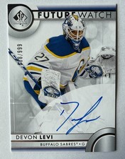 DEVON LEVI 2023-24 SP Authentic AUTO ROOKIE /999 RC #508/999 UD Future Watch 103