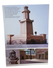 + KARTONMODELL  Leuchtturm - Pharos - von Alexandria
