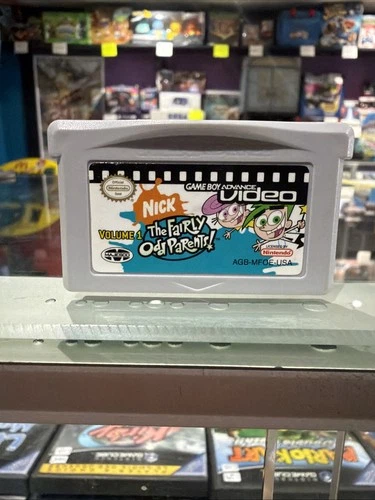 The Fairly Odd Parents Volume 1 - Nintendo Game Boy Advance Video GBA - Tested