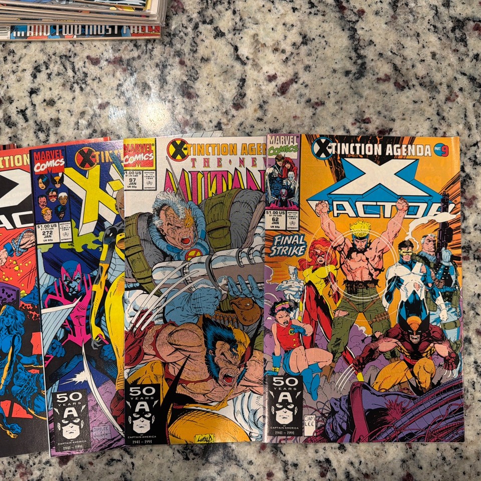 X-men X-TINCTION AGENDA 9 Issue Complete New Mutants X-factor VF/NM Jim ...