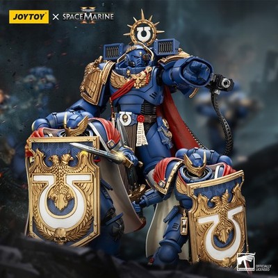 JOYTOY Warhammer 40K Ultramarines Marneus Calgar Chapter Master & Victrix Honour