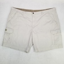 RedHead Men's Beige Cargo Shorts Size 52 Multiple Cargo Pockets Relaxed Fit