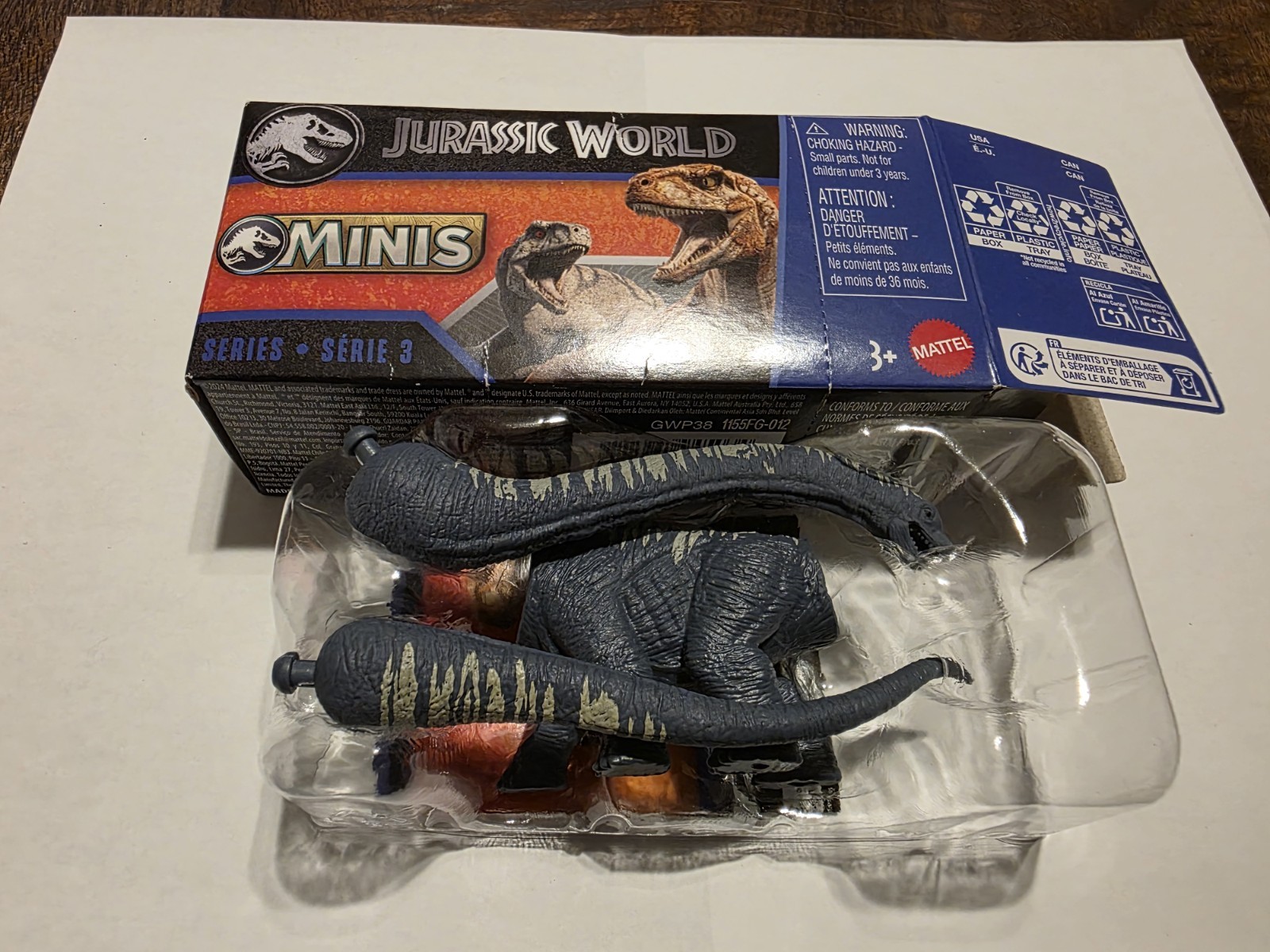 Jurassic World Minis Dinosaur Number 3 Series 3 - 2025 New! Dreadnoughtus!
