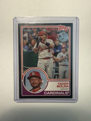 2018 Topps - 1983 Topps Design Yadier Molina #83-42 Black /299