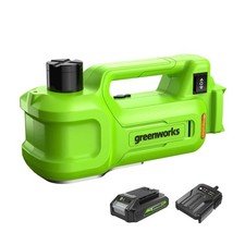 Greenworks 24V Inalámbrico Coche Gato Eléctrico Hidráulico Portátil 3 Ton Elevador 17.5...