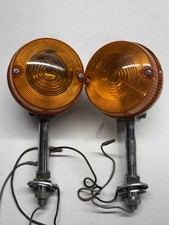 Stanley 61445 Japan Motorcycle Turn Signal Lights Pair Vintage Honda Kawasaki Stanley 61445 Japan Motorcycle Turn Signal Lights Pair Vintage Honda Kawasaki