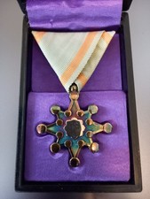 Orden des Heiligen Schatzes 7.  Klasse Japan im Etui ORIGINAL Medal WWII Nippon