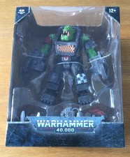 McFarland Toys. Ork Meganob With Buzzsaw. 40K Warhammer, Coloured Version.