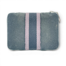 Auth HERMES Fourre Tout Herline Black Bifold Wallet RG286