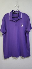 Polo Golf Ralph Lauren Purple Performance Mens Golf Polo Shirt Size XL In EUC