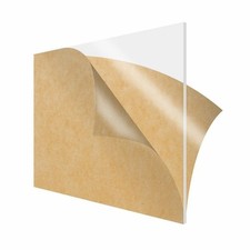  1-Pack SimbaLux  Acrylic Sheet Clear 12  x12  1/4" Thick 6mm Plexiglass