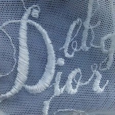   Christian Dior Vintage Oblique Lace Bra White France 95E US 36DD