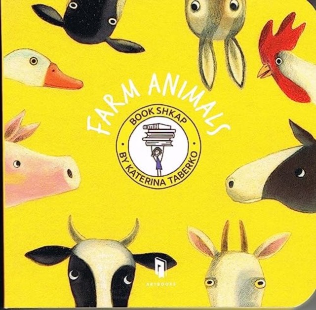 Farm Animals by Katerina Taberko (Board book)