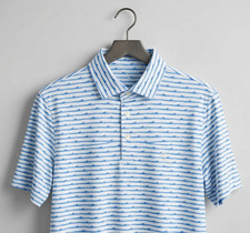 New Rhoback The Doggy Paddle Men's Short Sleeve Performance Polo 45