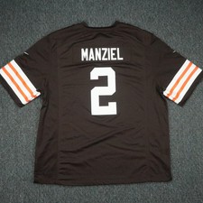 Johnny Manziel Jersey Mens XXL Brown Nike On Field Cleveland Browns 2XL