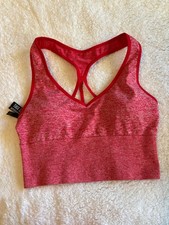 Victoria  s Secret PINK ACTIVE NWT Seamless Lightly Lined Sports Bra Size M NEW