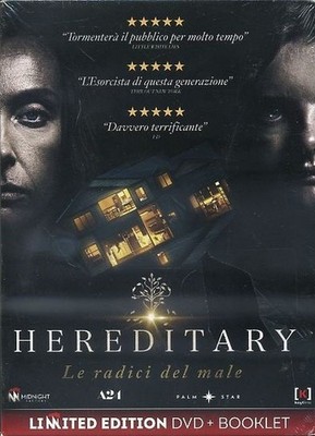 HEREDITARY LIMITED EDITION DVD + BOOKLET NEU CELLOPHANIERT MIDNIGHT FACTORY
