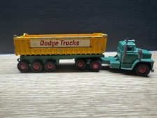 Vintage Matchbox Lesney King Size Dodge Tractor K-16 & Fruehauf Tipper Trailer