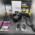 New ListingNikon D3000 10.2Mp Dslr Camera w/ Nikon Dx 18-55mm Lens Many Accessories C Pics