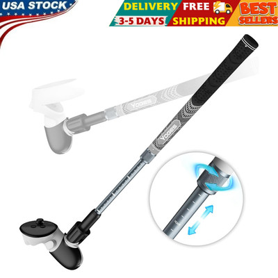 Adjustable Length VR Golf Club Handle for Meta Quest 3S/Quest 3/Oculus Quest 2,