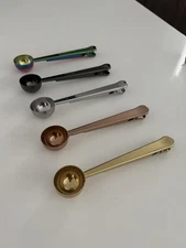Powder/Coffee Scoop With Clip Variety (5 Scoops)