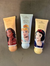 Disney Princess Hand Lotion Lot of 3 Snow White, Cinderella, Moana 1.69oz NEW