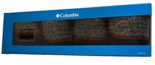 COLUMBIA MENS 4-Pack DELTA CREW SOCKS Multicolor Size 6-12 Gift Box NIB