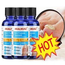 3x HEALMUSZ Nail Repair Essence Fungus Nail Care Treatment Onychomycosis Remover