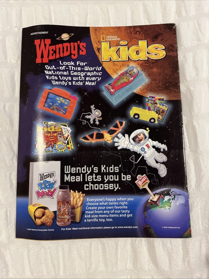 National Geographic Kids Magazine Decoding Wolf Speak February 2007  - Image 2 of 2