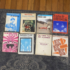 Jimi Hendrix Bob Dylan The Who 1960s Original Sheet Music & Songbooks Job Lot x8