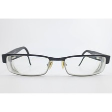 Kirkland Signature KS #640 Kauai Black Silver Rectangular Frames 52-16-140