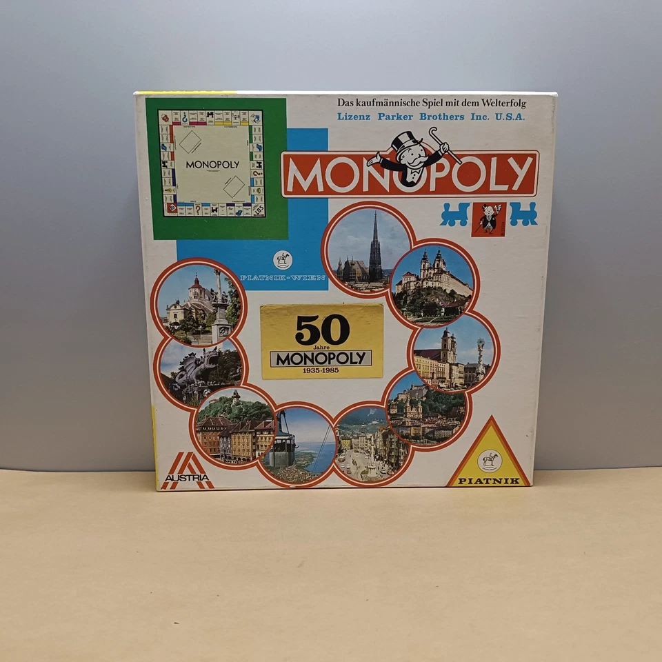 Monopoly Piatnik Wien Österreich Ausgabe Schilling Edition Austria Vintage - Bild 2 von 4