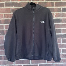 The North Face Women  s Medium Black Full Zip Fleece Jacket Outdoor Lightweight