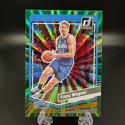 2023-24 Panini Donruss Franz Wagner Green Holo Laser #89 Orlando Magic