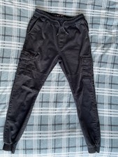 Primark Denim Co. Cuffed Carto Trousers Mens black - S