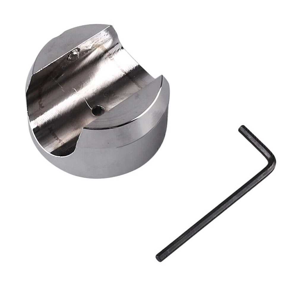 Termómetro cromado para manillar de 7/8" y 1" temperatura de montaje esfera negra Foto 3 de 4