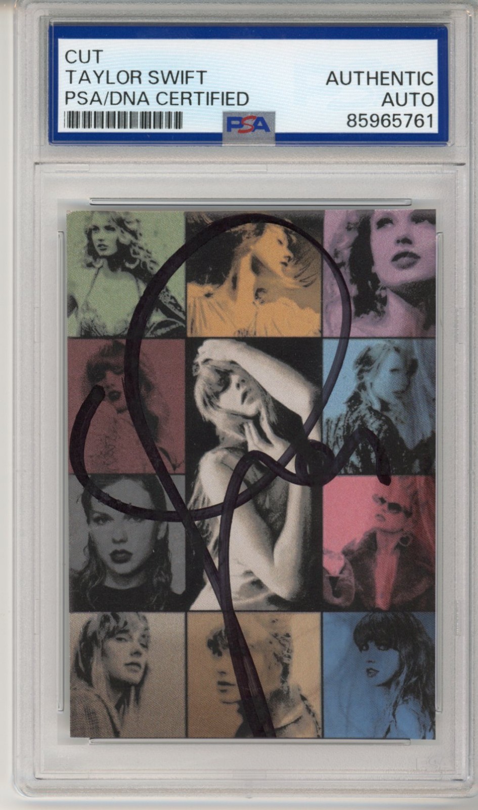 Taylor Swift SIGNED The Eras Tour Concert Poster AUTOGRAPH Picture PSA DNA AUTO