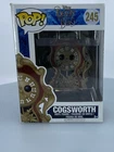 Funko POP! Disney Beauty and The Beast Cogsworth #245 Vinyl Figure DAMAGED BOX