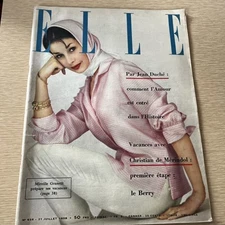 collector magazine ELLE  1958:fashion french-special