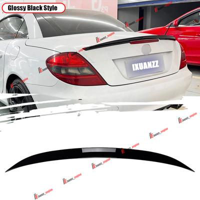 Fits 05-10 Benz R171 SLK-Class AMG Style Rear Trunk Spoiler Wing ABS Gloss Black