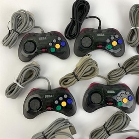 SEGA Saturn Cool Pad HSS-0101 Clear Black Lot of 8 Untested As Is 4099 UT