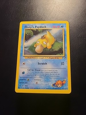 Pokemon TCG Misty's Psyduck Gym Challenge 54/132 Uncommon