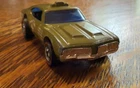 HOT WHEELS REDLINE RARE Olive Green US Army Staff Car Olds 442 - 1969
